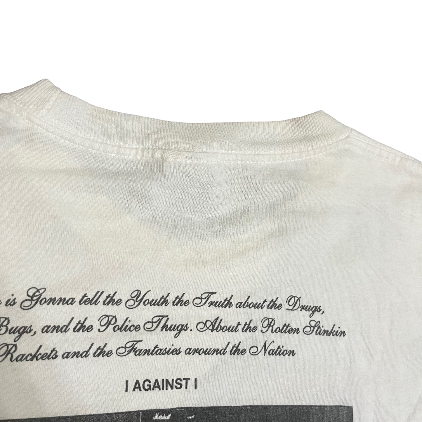 Supreme x Bad Brains I Against I T-Shirt - White (Large)