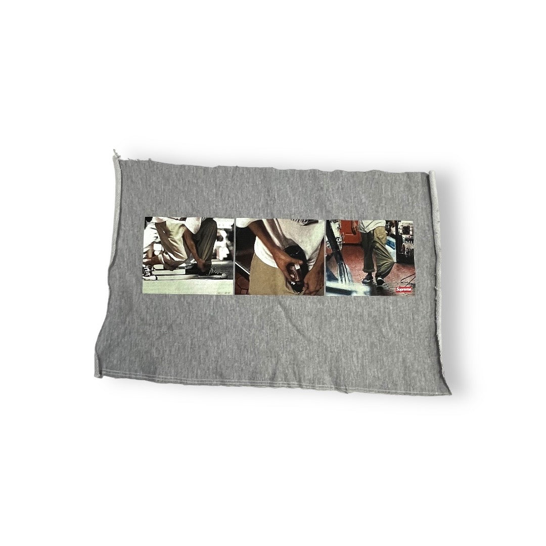Supreme x Larry Clark KIDS 40oz Test Print Fabric Swatch - Grey