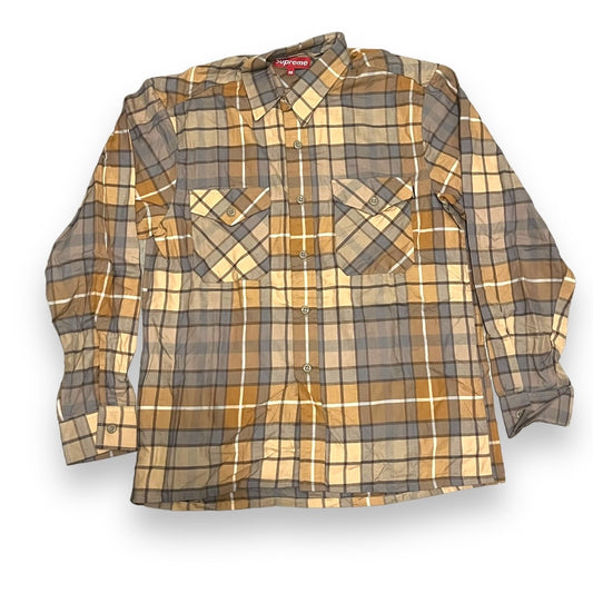 VTG Supreme Flannel Button Up Shirt - 90s (Medium)