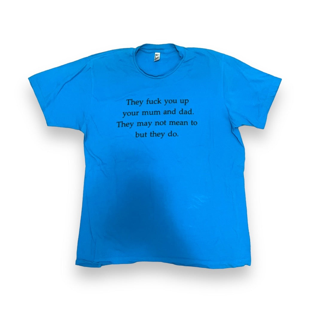 SAMPLE Supreme "They Fuck You Up" T-Shirt - Teal (Large)