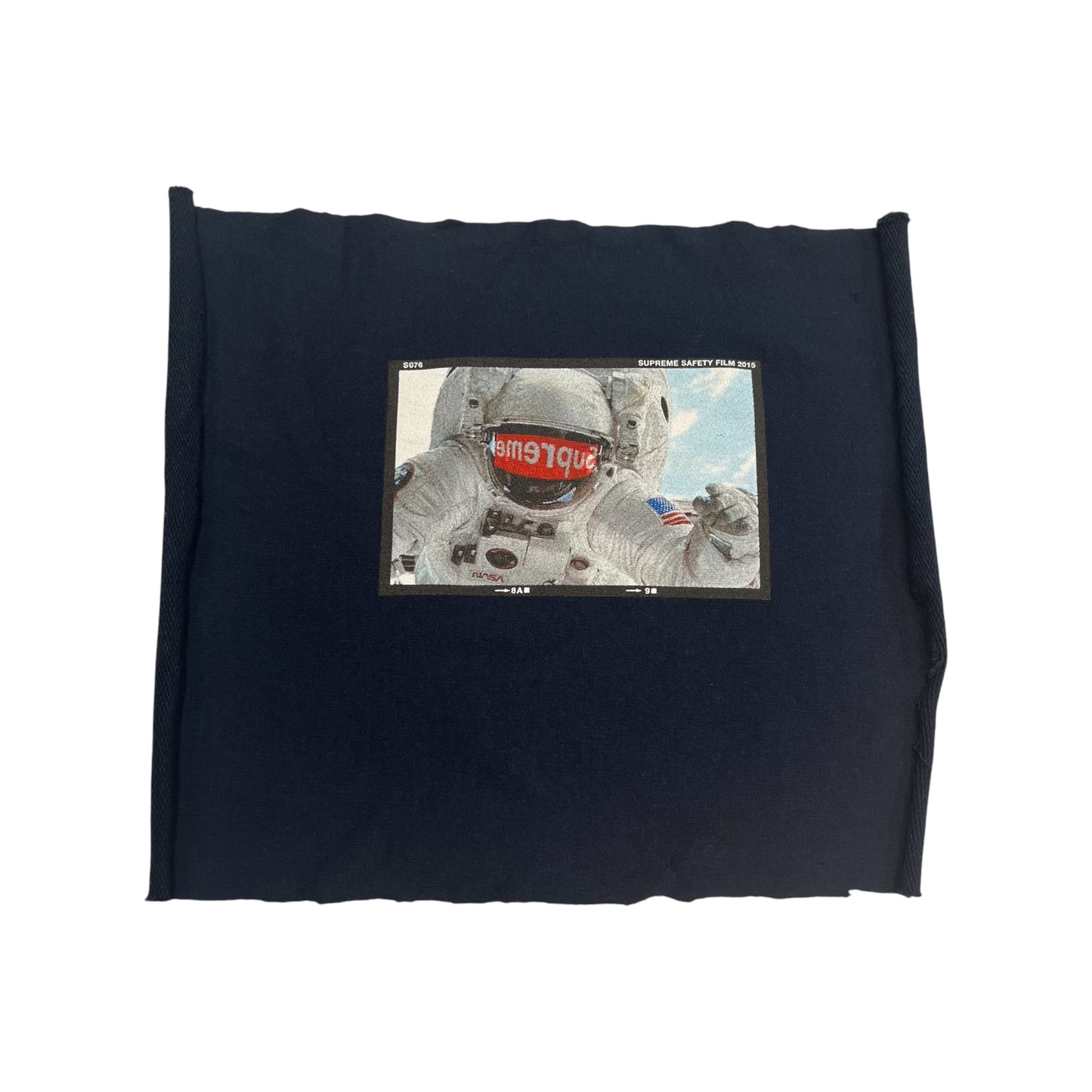 Supreme "Astronaut" Test Print Fabric Swatch - Navy