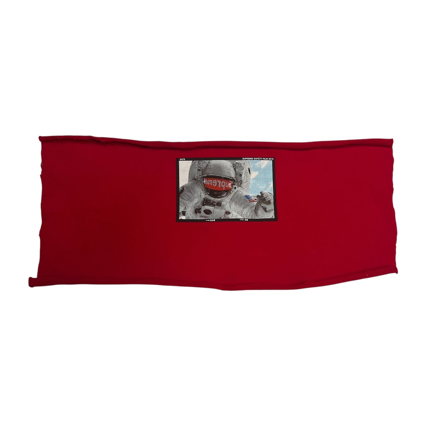 Supreme "Astronaut" Test Print Fabric Swatch - Red