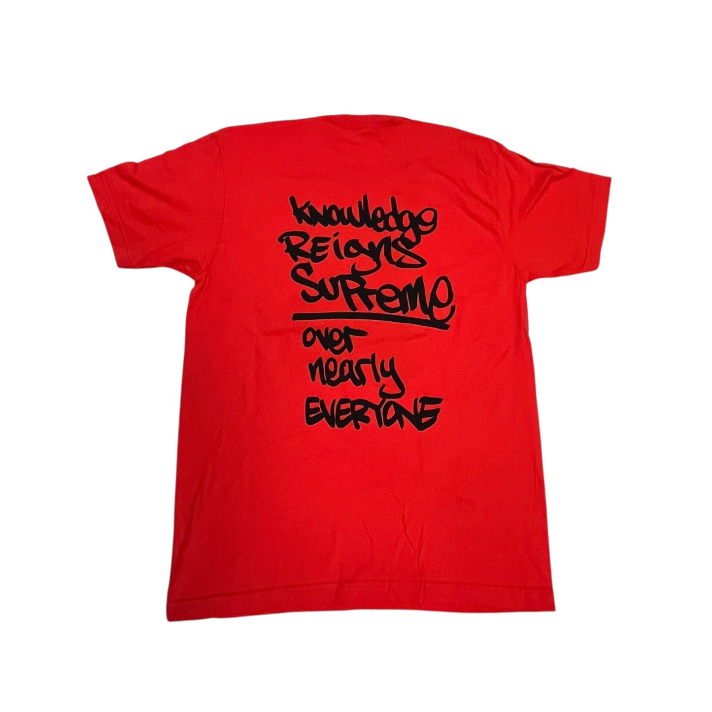 SAMPLE Supreme x KRS One Knowledge Reigns Supreme T-Shirt - Red (Large) #2