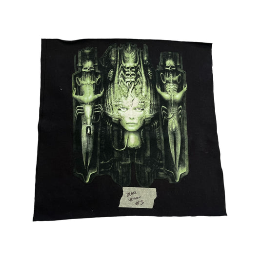 SAMPLE Supreme x HR Giger Test Print Swatch - Black