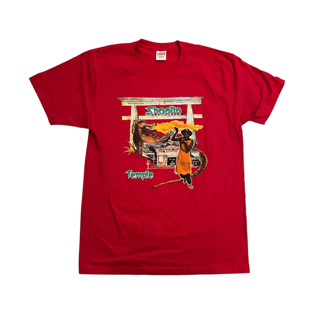 Supreme x Barrington Levy Shaolin Temple T-Shirt - Red (Large)