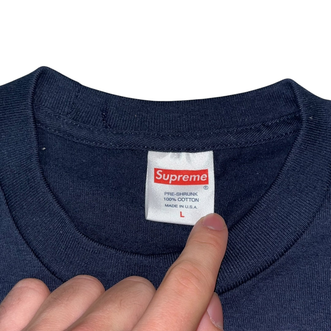 Supreme x Barrington Levy T-Shirt - Navy (Large)