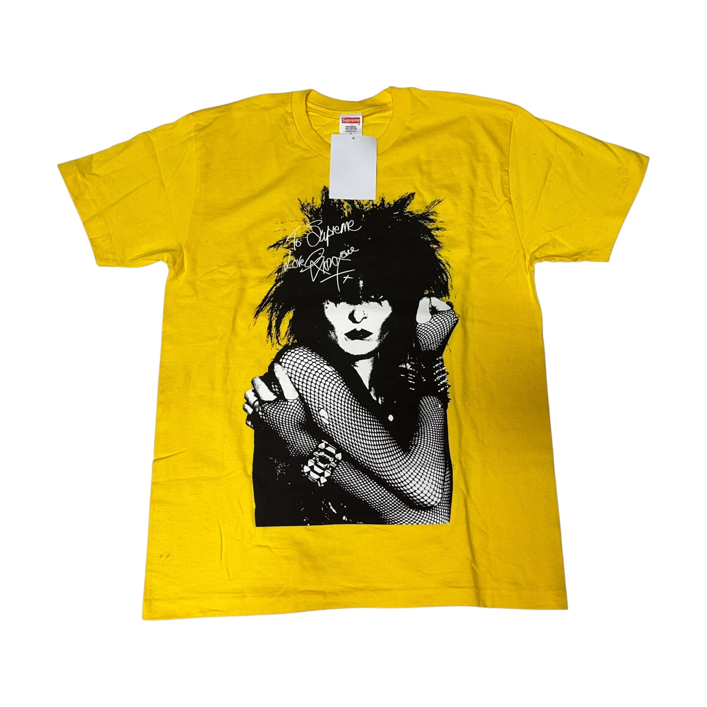 SAMPLE Supreme x Siouxsie Sioux T-Shirt - Yellow (Large)