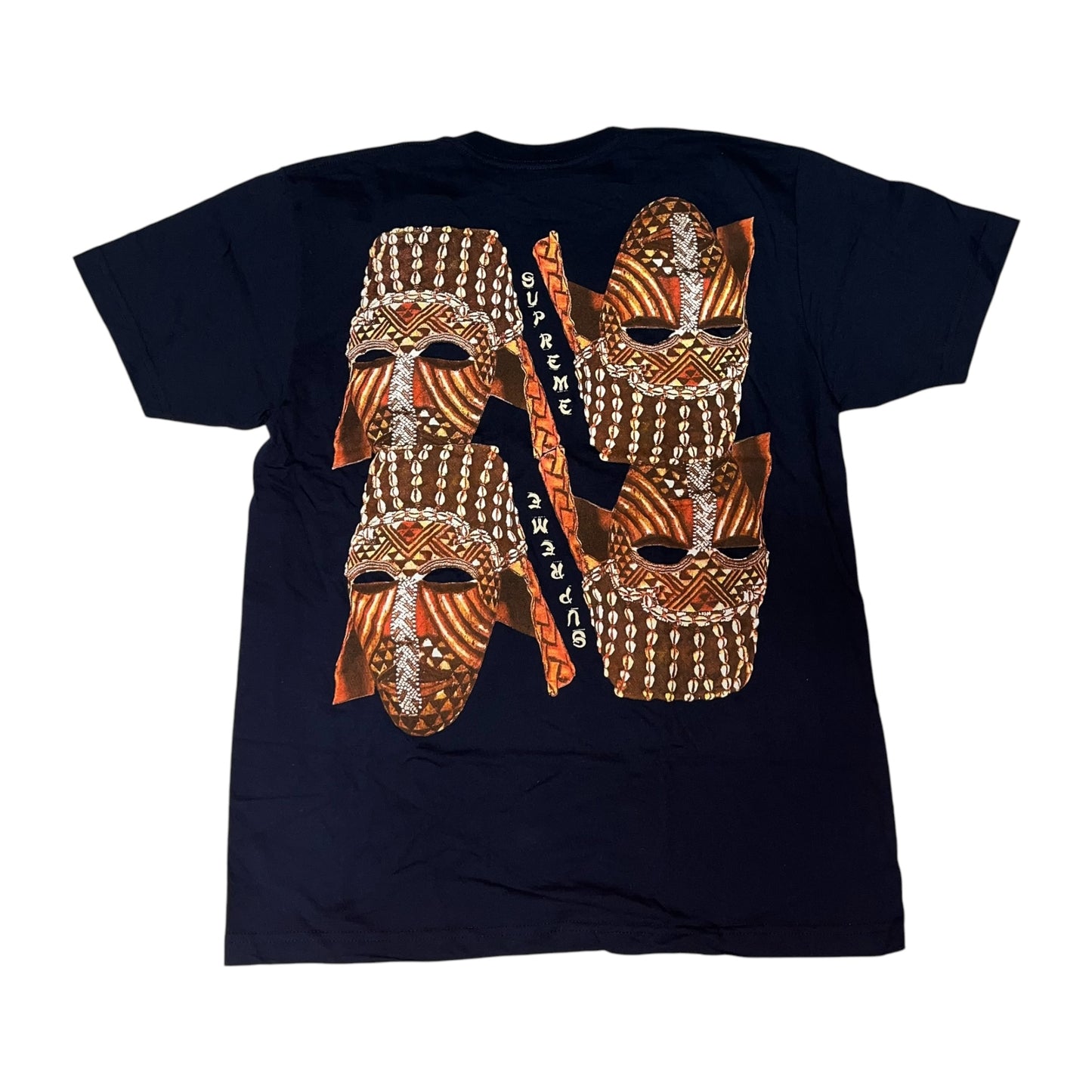 Supreme African Masks T-Shirt - Black (Large)
