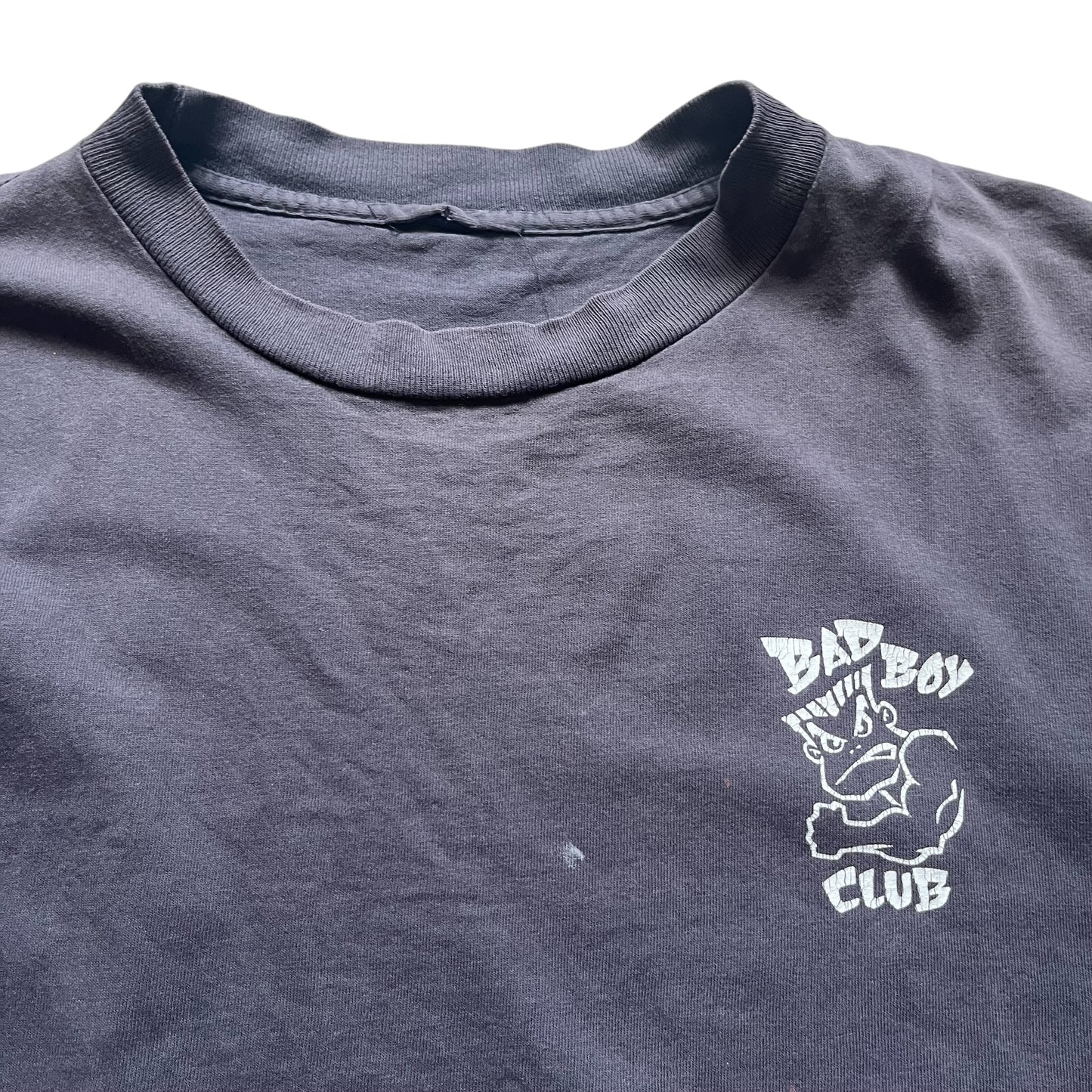 VINTAGE Bad Boy Club Thrashed Long Sleeve T-Shirt (Large)