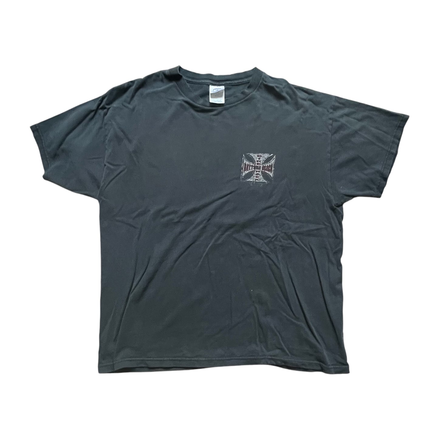 VINTAGE Daytona Beach Biker Week Thrashed T-Shirt (Large)