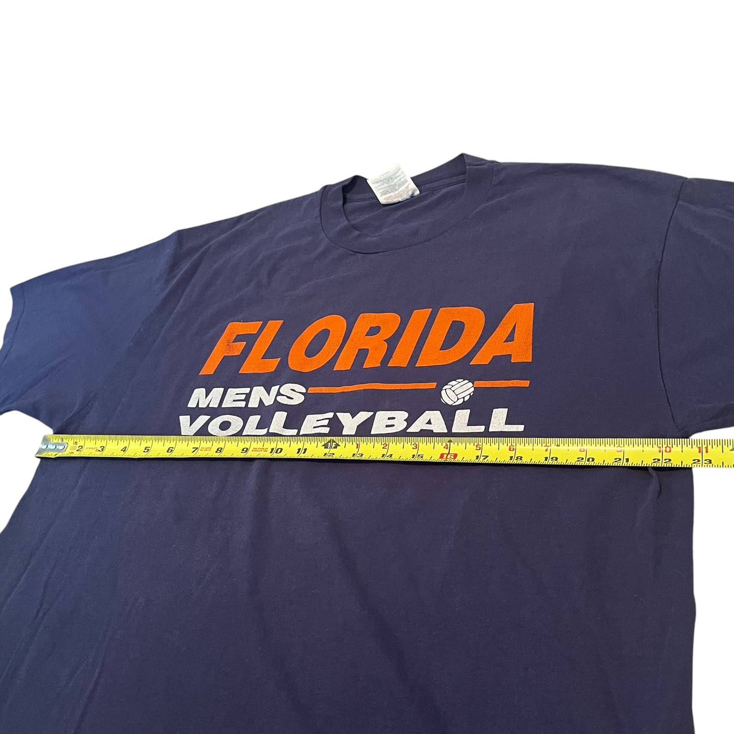 VINTAGE Florida Mens Volleyball T-Shirt - Navy (XL)