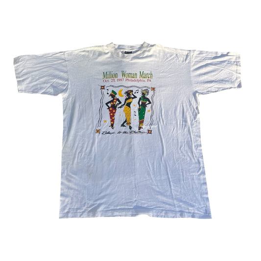 VINTAGE Million Woman March T Shirt (4XL)