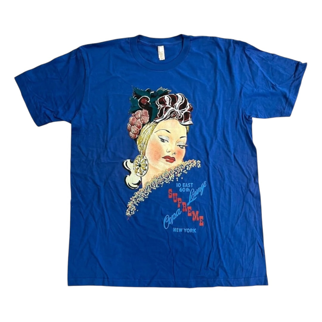 SAMPLE Supreme Copacabana T-Shirt - Cobalt Blue (Large)