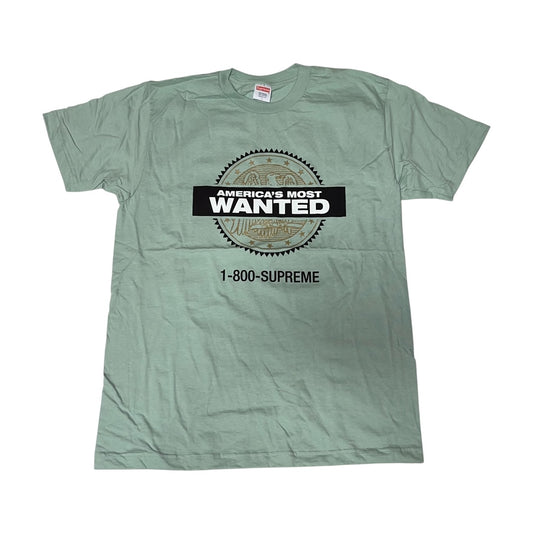 Supreme America's Most Wanted T-Shirt - Eucalyptus (Large)