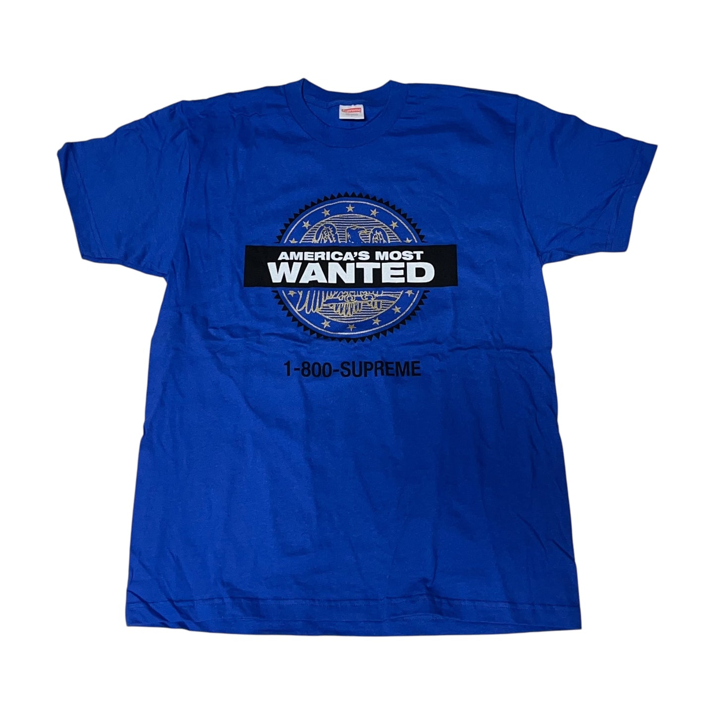 Supreme America's Most Wanted T-Shirt - Blue (Large)