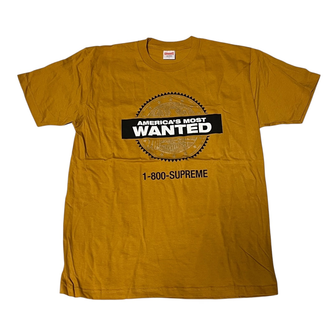 Supreme America's Most Wanted T-Shirt - Brown (Large)