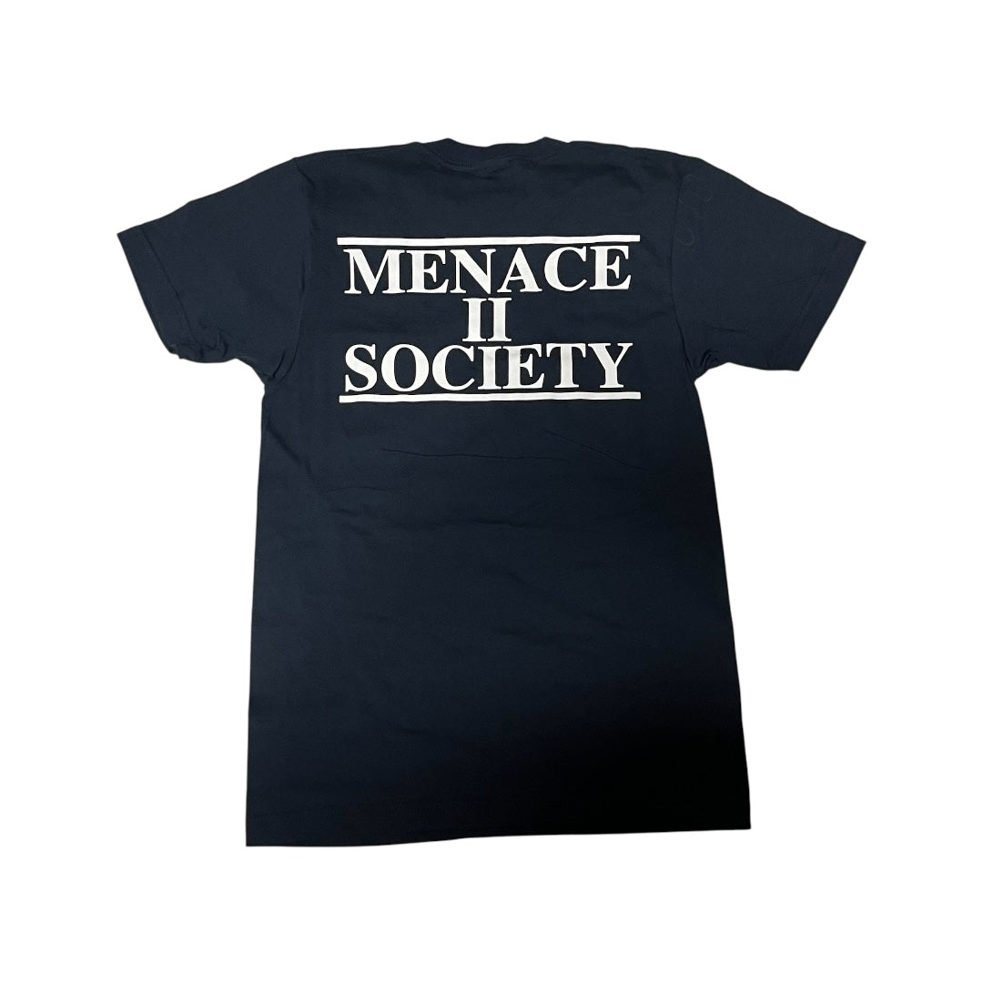 Supreme Menace 2 Society T-Shirt - Navy (Small)