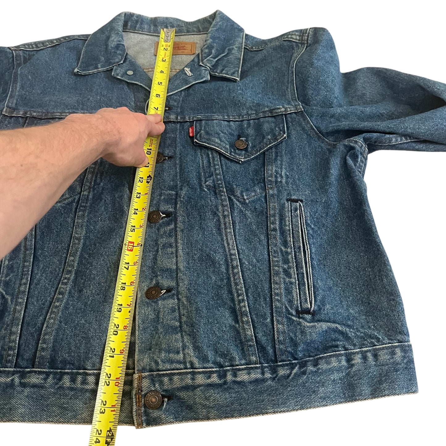 VINTAGE MTV Denim Trucker Jacket (size 44 / Medium)