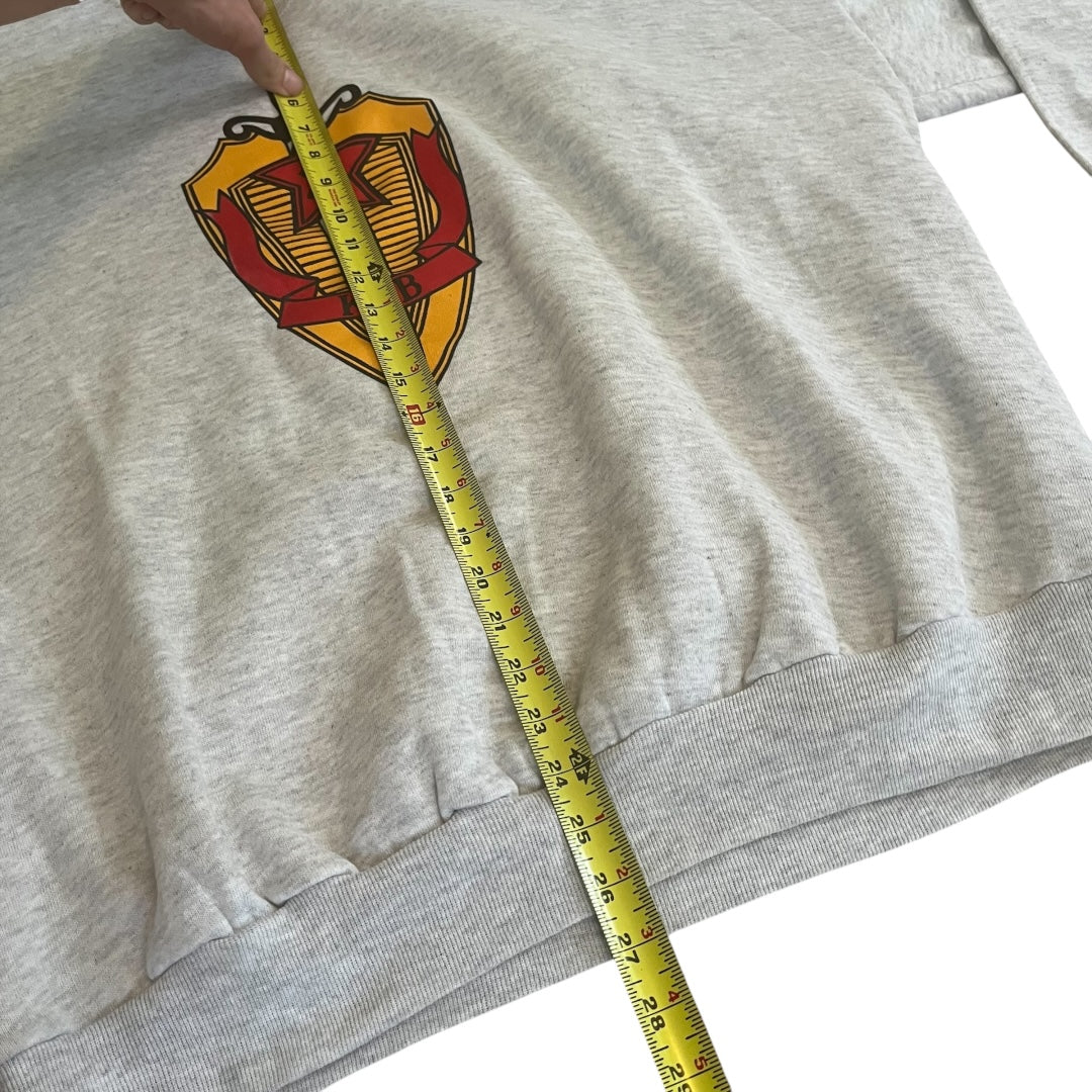 VINTAGE USSR Crest Crewneck Sweatshirt (2XL)