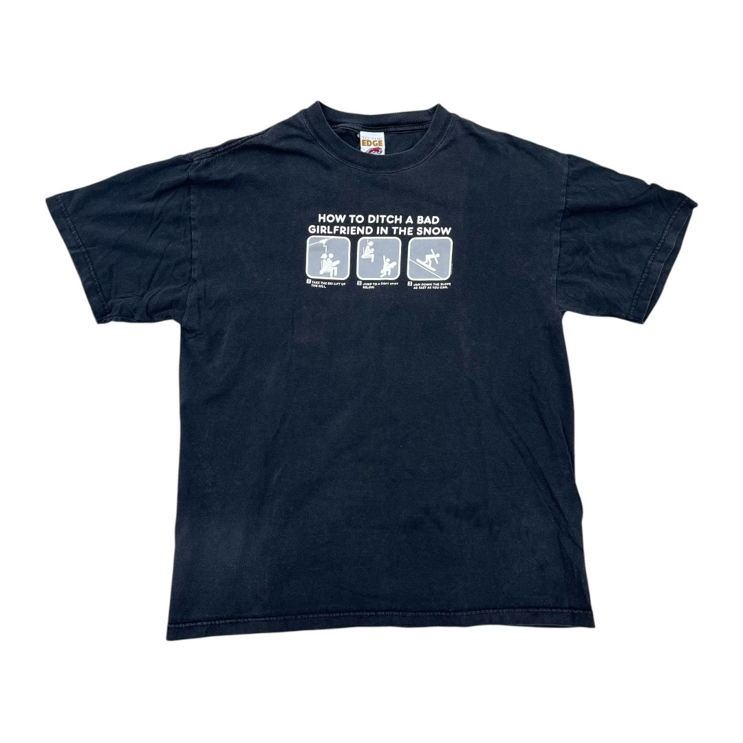 VINTAGE How to Ditch a Bad Girlfriend T Shirt (Large)