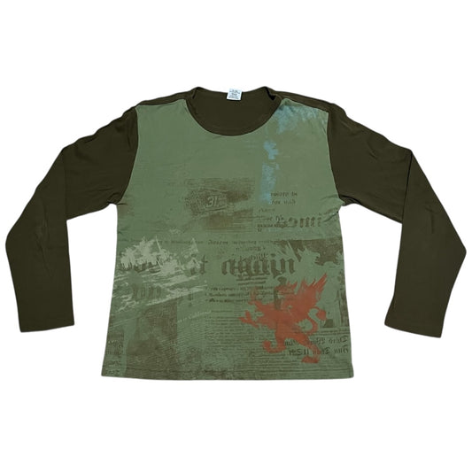 VINTAGE Itsus International AOP Raglan Shirt (Large)