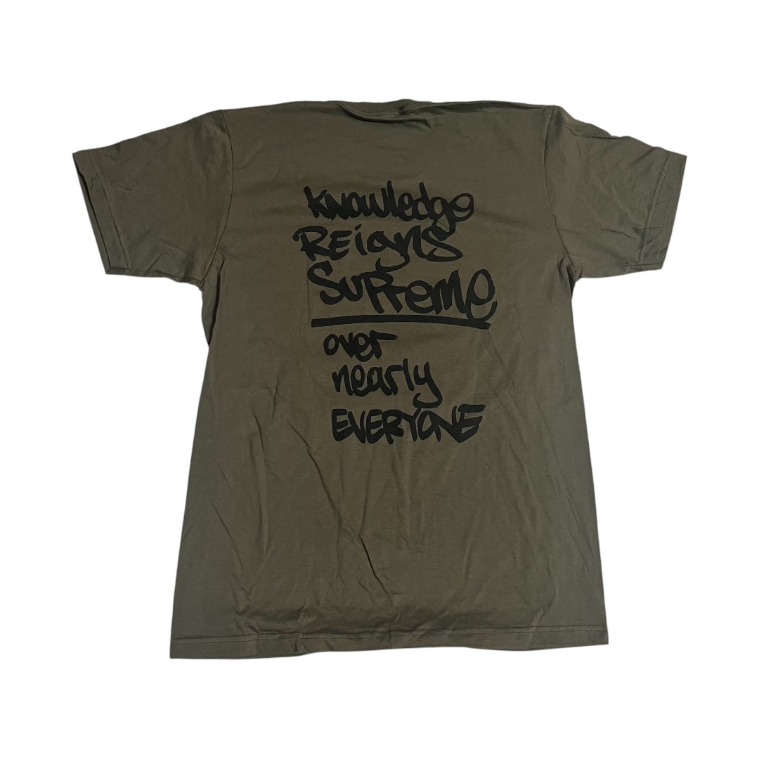 SAMPLE Supreme x KRS One T-Shirt - Olive (Large)