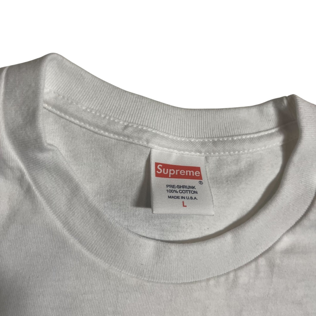 SAMPLE Supreme x KRS One Knowledge Reigns Supreme T-Shirt - White (Large)