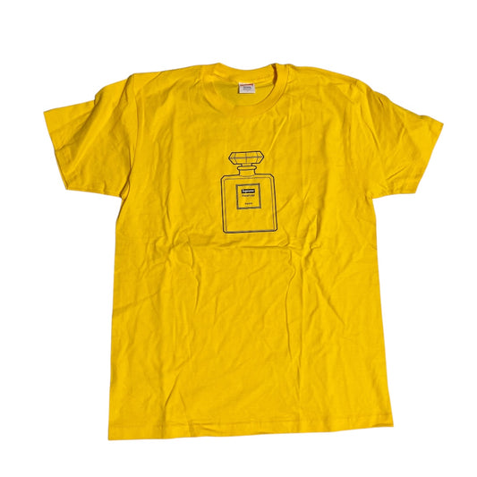 SAMPLE Supreme Perfume T Shirt - Yellow (Large)