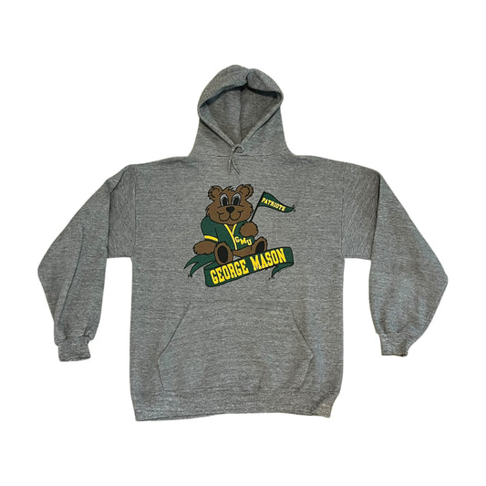 VINTAGE Russell Athletic George Mason University Hoodie Sweatshirt (Large)