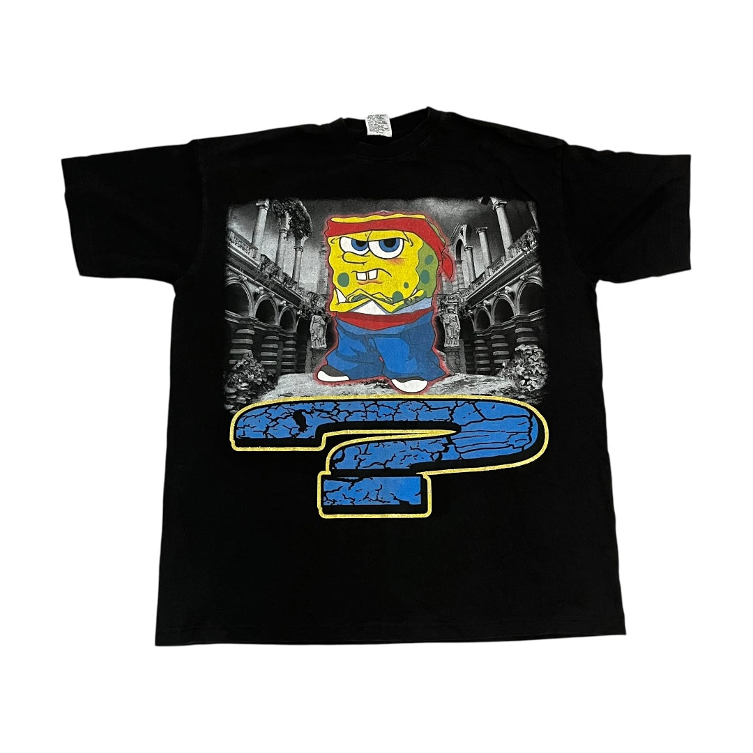 VINTAGE Gangster SpongeBob Squarepants T Shirt (2XL)