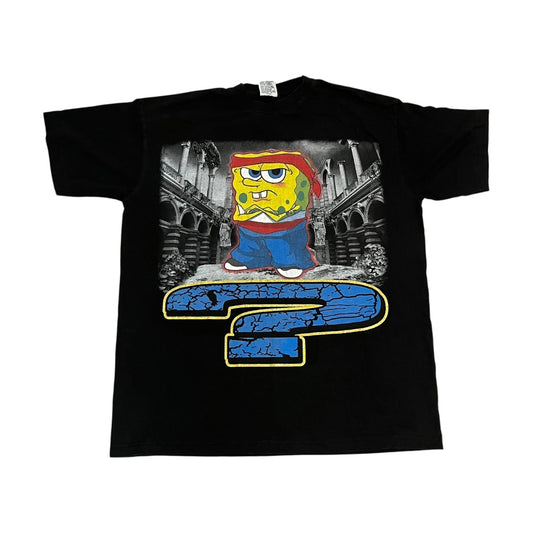 VINTAGE Gangster SpongeBob Squarepants T Shirt (2XL)