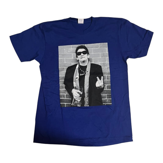 SAMPLE Supreme x Shane MacGowan Portrait T Shirt - Royal Blue (Large)