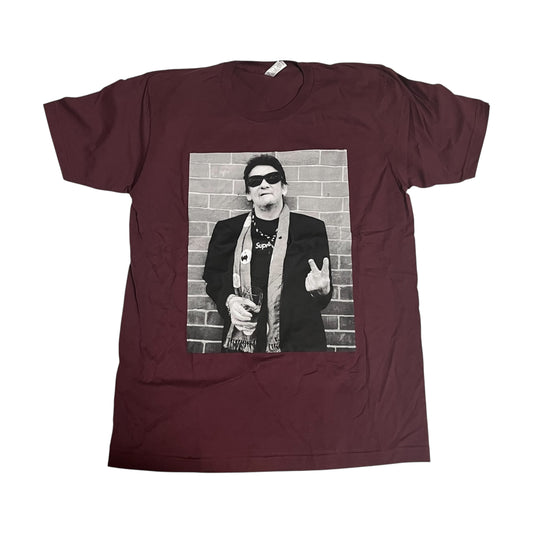 SAMPLE Supreme x Shane MacGowan Portrait T Shirt - Wine (Large)