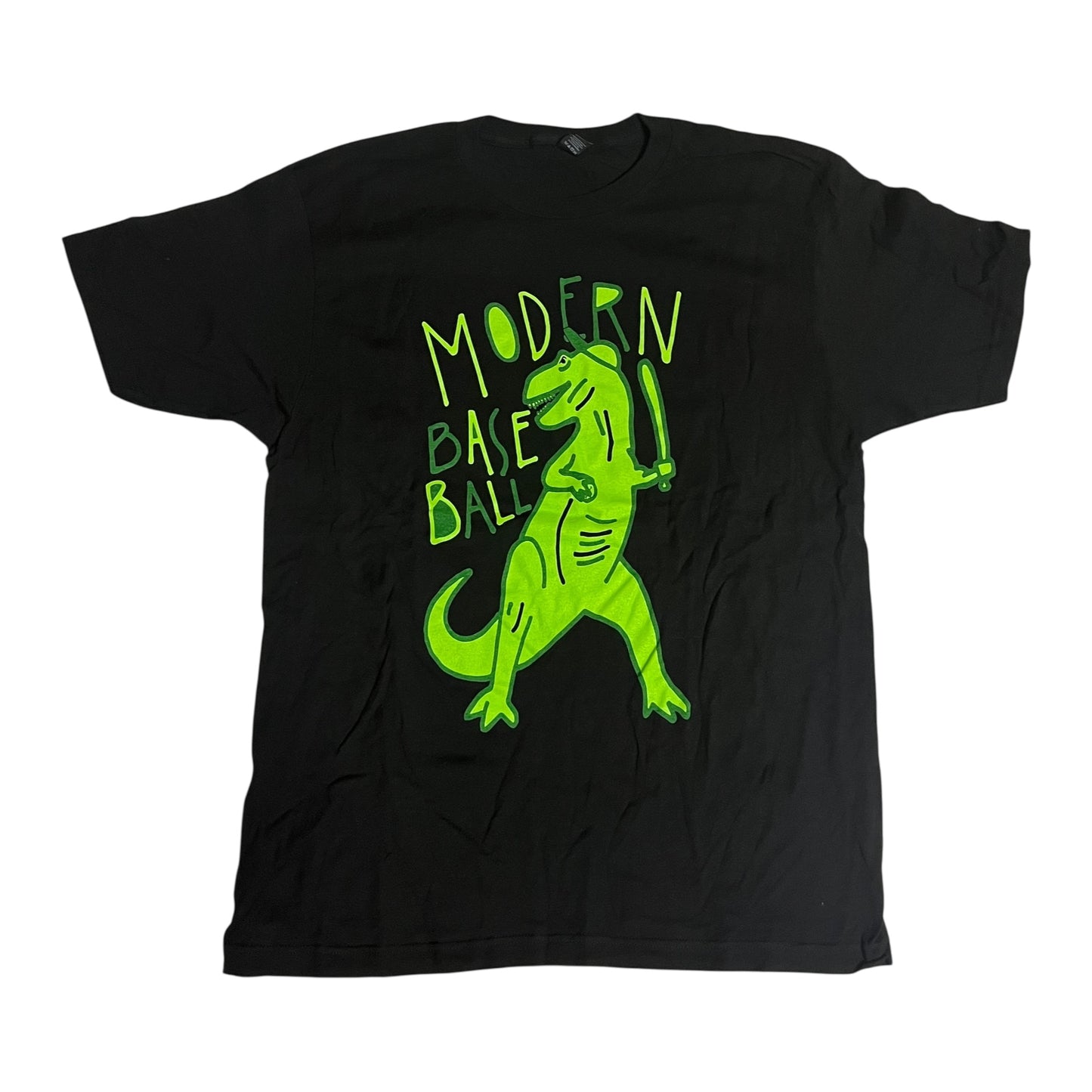 Modern Baseball Dinosaur T Shirt (Large)