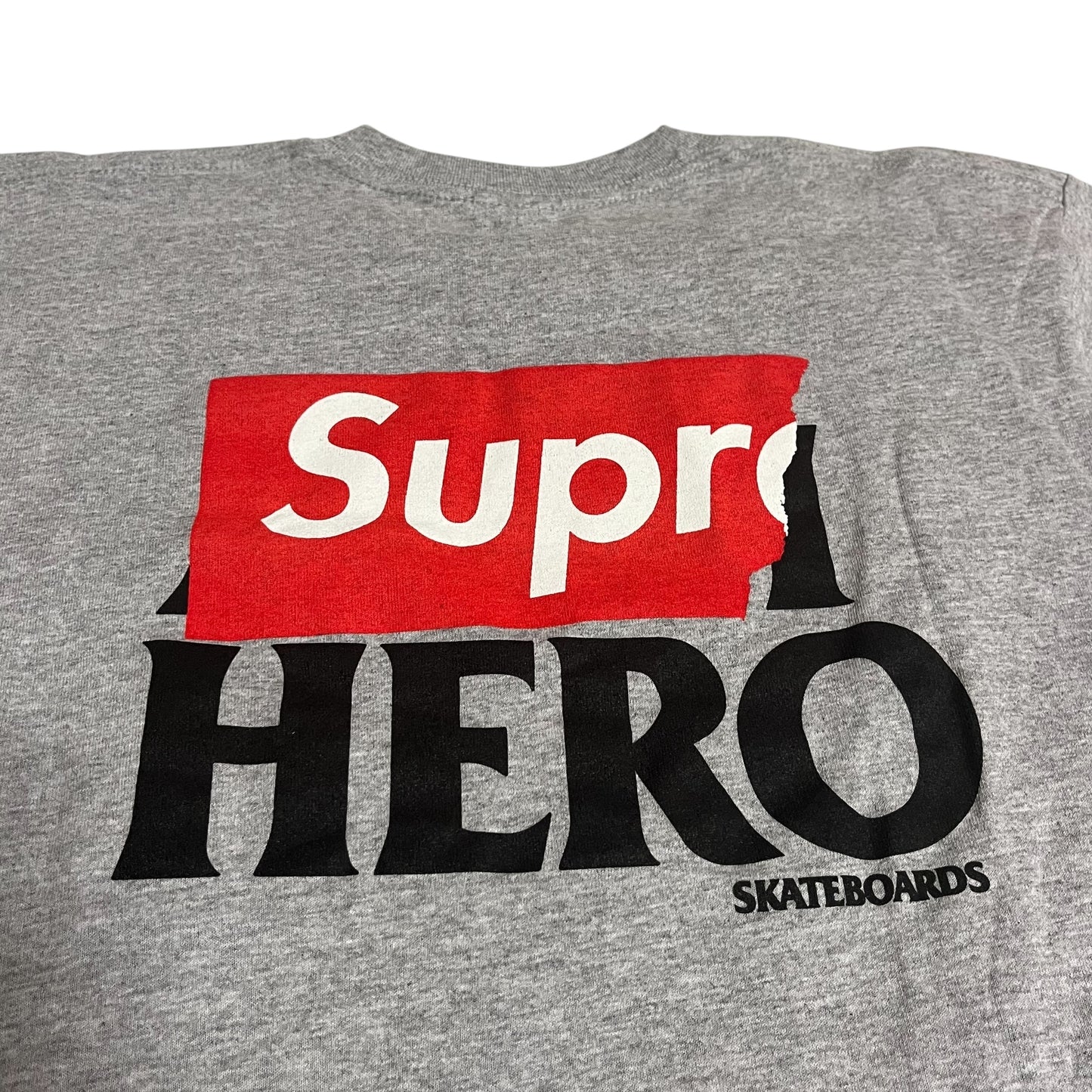 Supreme x ANTIHERO Pocket T Shirt - Heather Grey (Large)