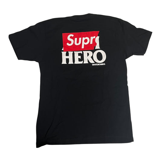 Supreme x ANTIHERO Pocket T Shirt - Black (Large)