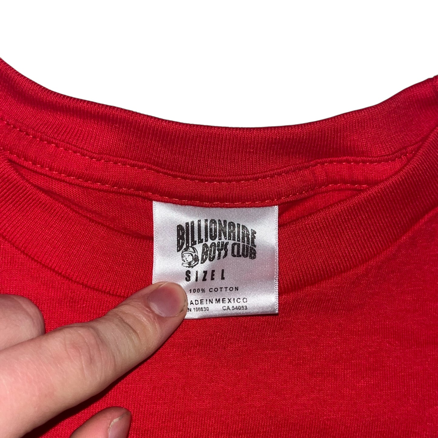 Billionaire Boys Club Diamond & Dollar T Shirt - Red (Large)