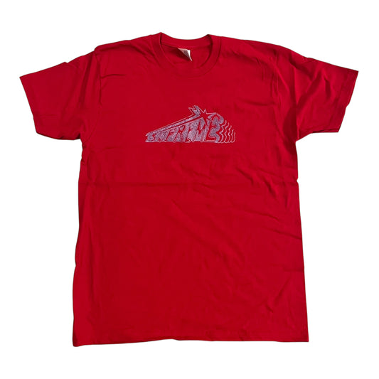UNRELEASED Supreme Star Logo T Shirt - Red (Large)