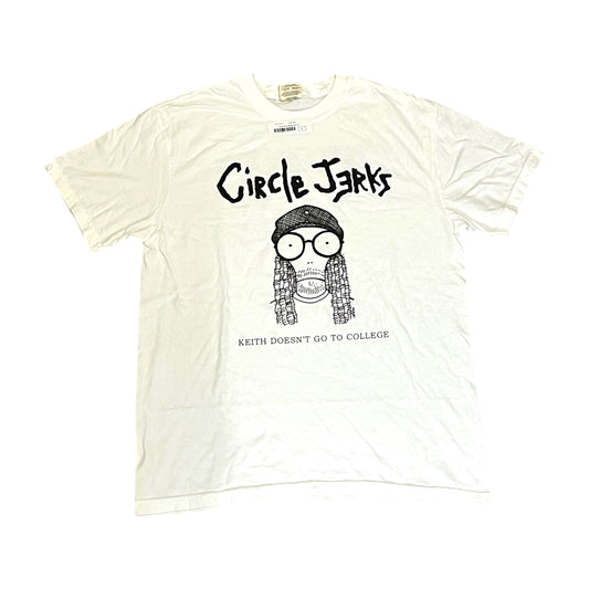 Circle Jerks x Decendents 2024 Concert Tour T Shirt - White (Large)