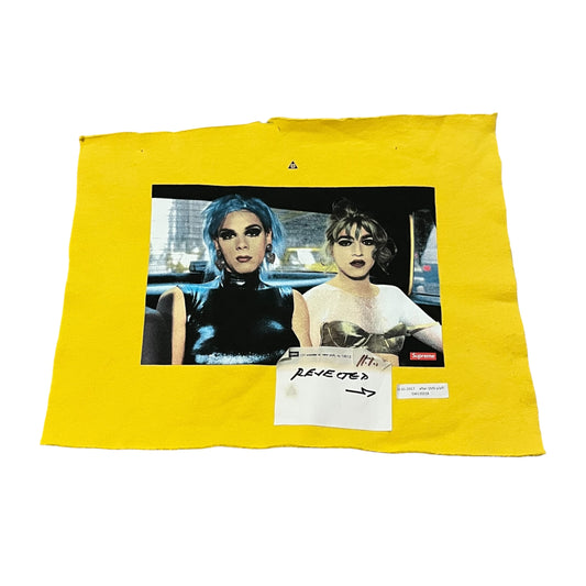 Supreme x Nan Goldin Test Print Fabric Swatch (Yellow)