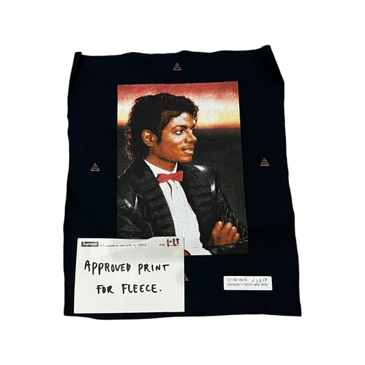 Supreme x Michael Jackson Test Print Fabric Swatch (Navy)