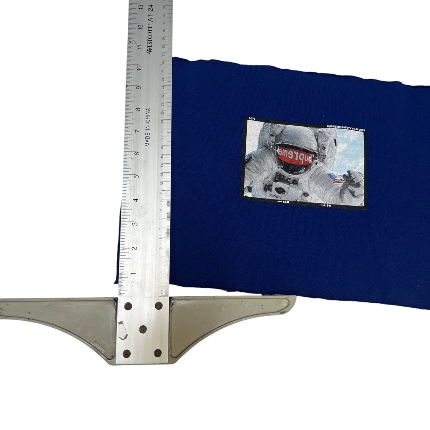 Supreme "Astronaut" Test Print Fabric Swatch - Blue