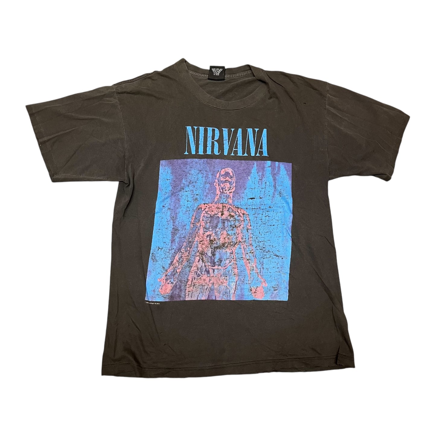 VINTAGE Nirvana Sliver T Shirt - Black (XL)
