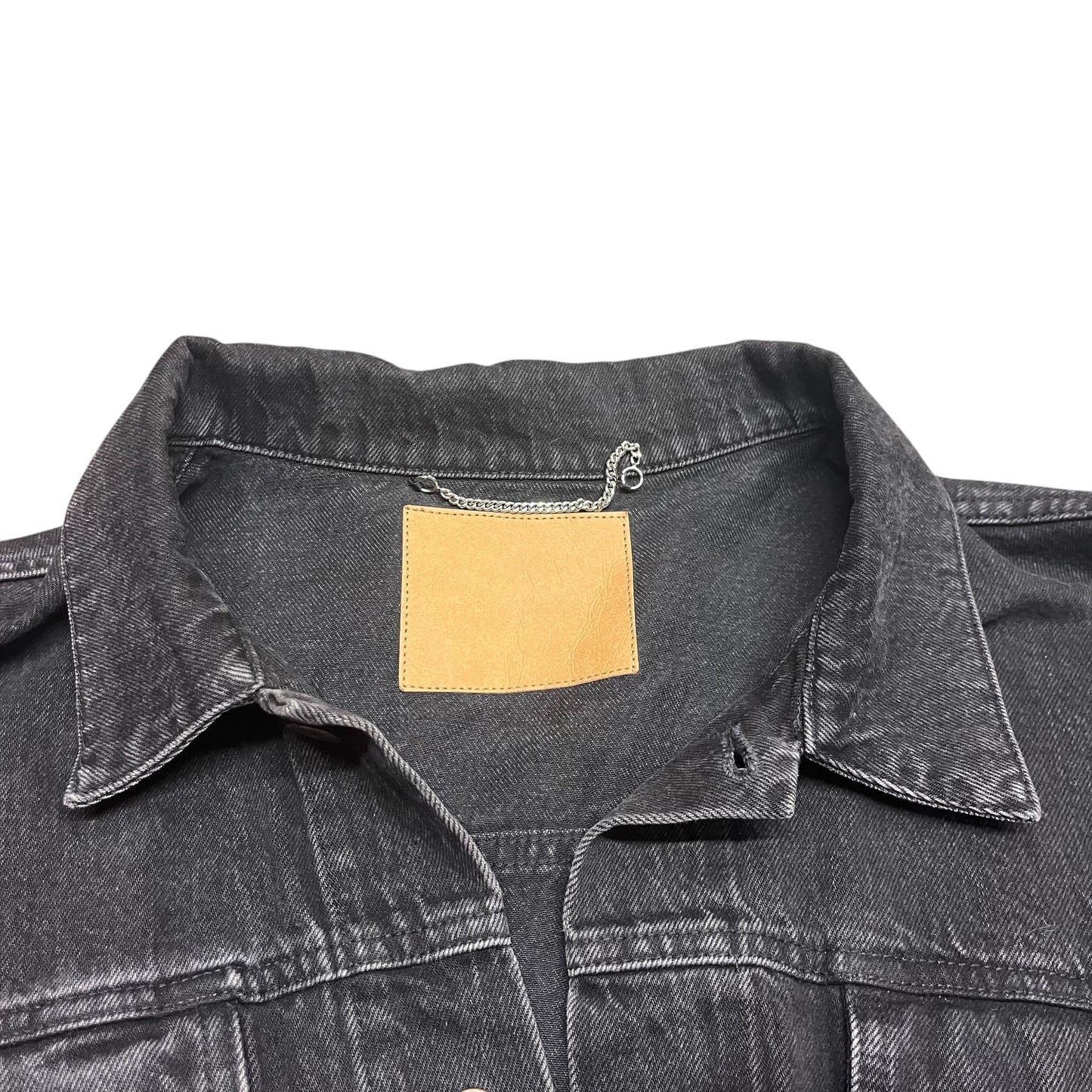 Balenciaga Swing Denim Jacket - Black (size 40)