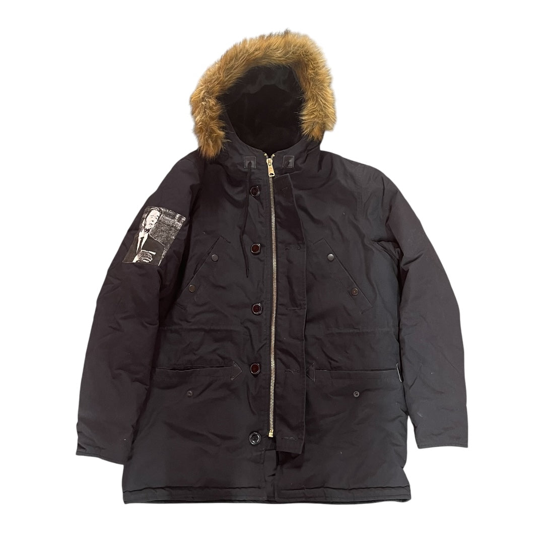 Supreme N-3B Parka Jacket - Black (Large)