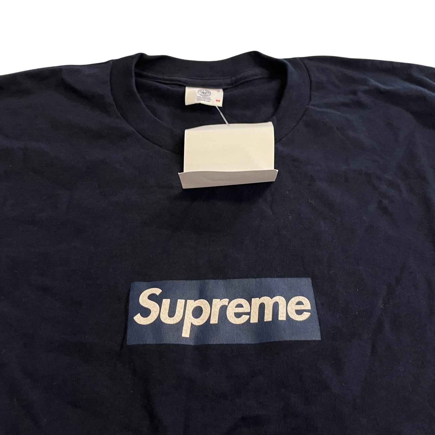 SAMPLE Supreme x New York Yankees Box Logo T-Shirt - Navy / Navy