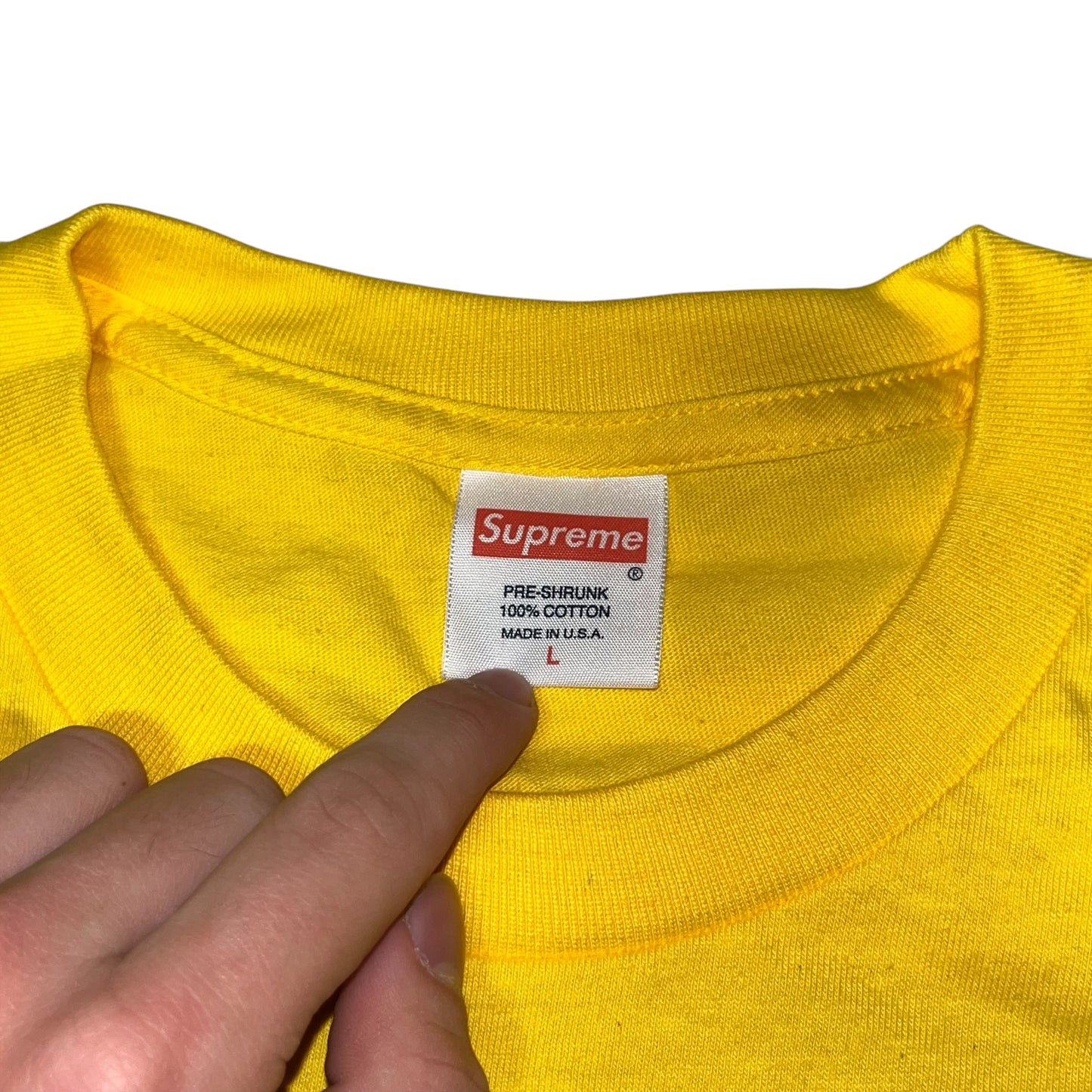 Supreme Joan of Arc T-Shirt - Yellow (Large)