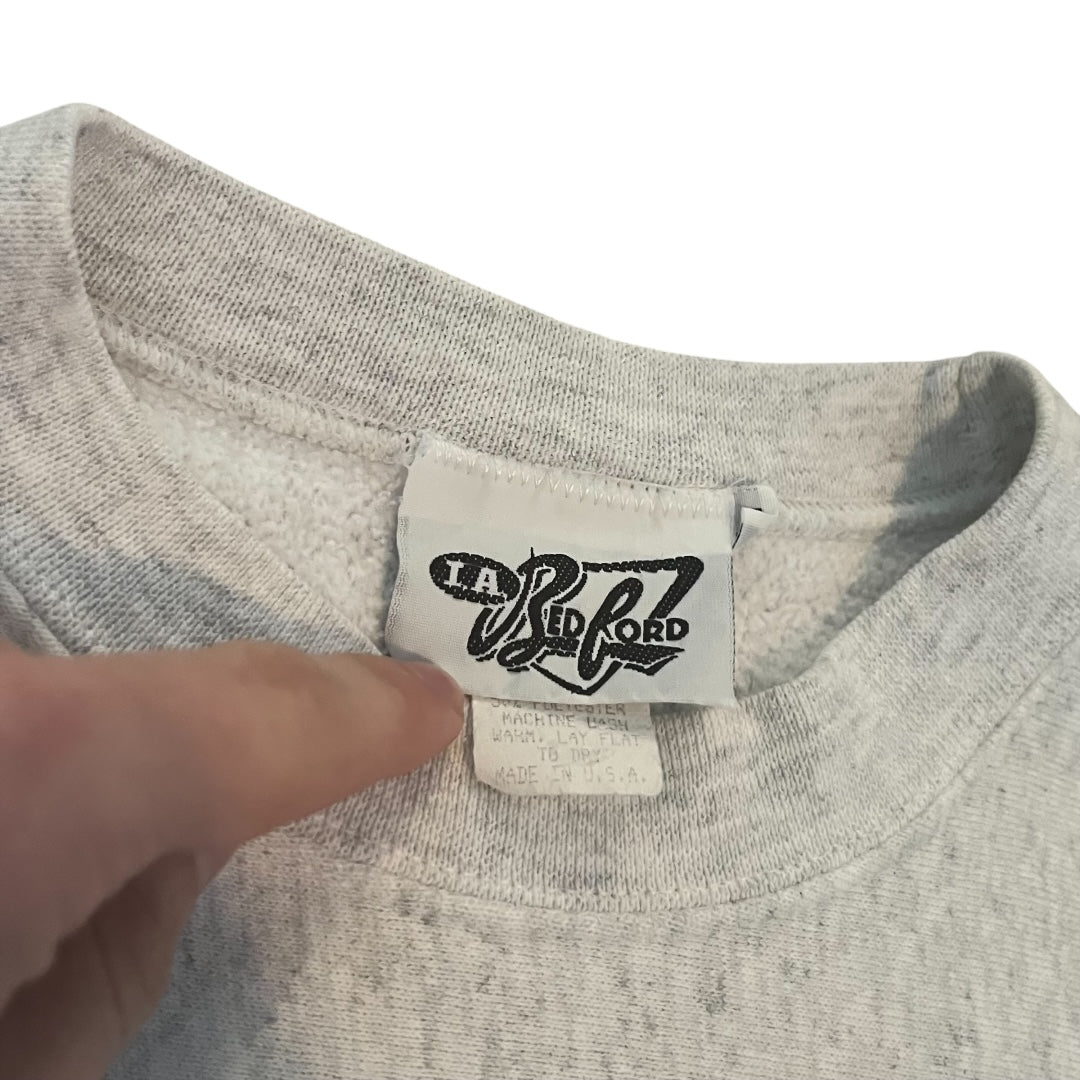 VINTAGE Virginia Tech Crewneck Sweatshirt - Grey (Large)