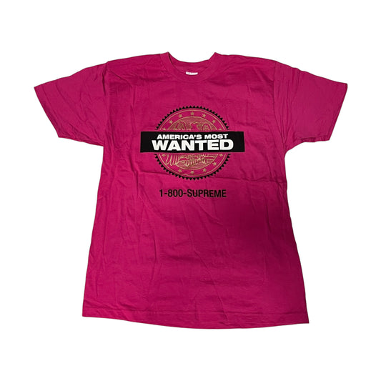 Supreme America's Most Wanted T-Shirt - Pink (Large)