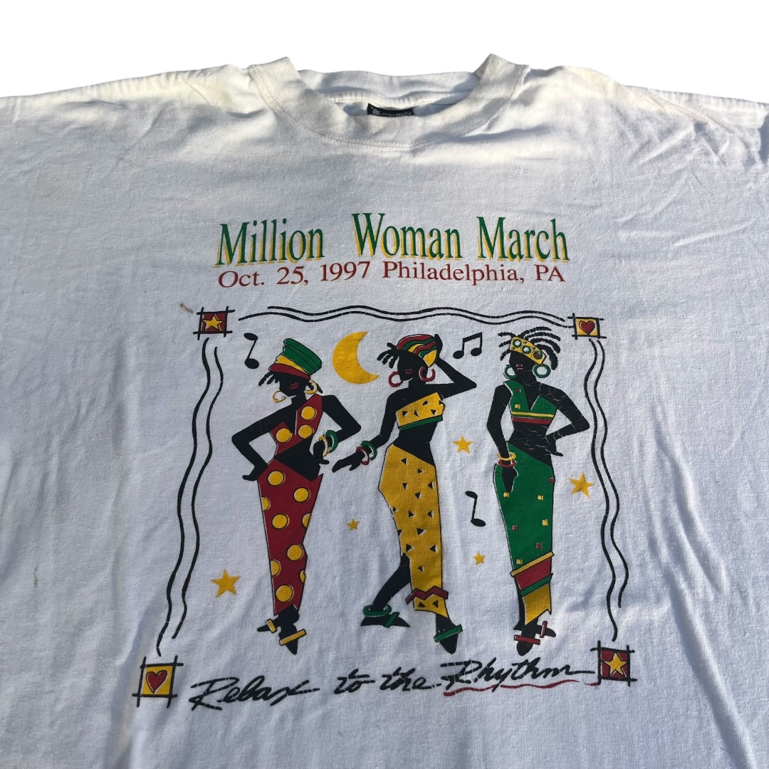 VINTAGE Million Woman March T Shirt (4XL)